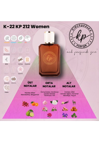 KP K-22 Kadın Parfüm EDP 50 ML
