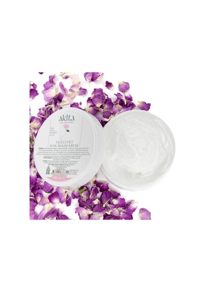 Akita Doğal Gül Özlü Tazeleyici Ayak Kremi 100 ML