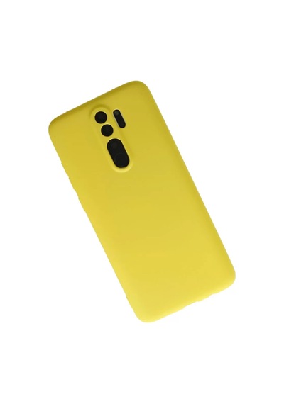 Newface Xiaomi Redmi Note 8 Pro Kılıf First Silikon - Sarı