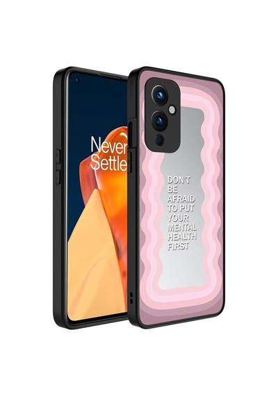 One Plus 9 Kılıf Aynalı Desenli Kamera Korumalı Parlak Mirror Kapak
