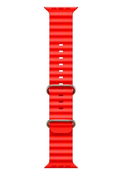 Winex 42-49mm Yeni Nesil Apple Uyumlu  Watch Akıllısaat Kordonu Silikon Kırmızı