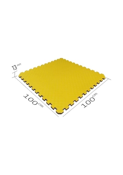 Tatami Minder 100x100x13mm Çok Renkli Paket Tatami Eva Zemin Minderi Puzzle Zemin Matı Tatami Minder