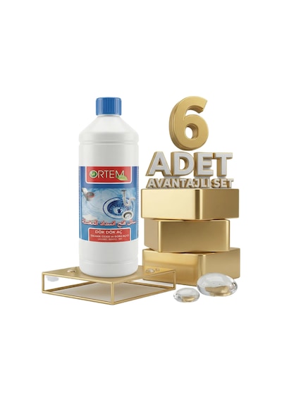 Ortem Sıvı Lavabo Açıcı 6x900 Gr