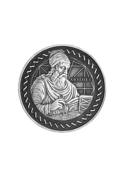 Agakulche Arşimet Gümüş Sikke Coin