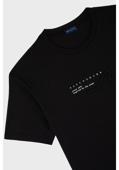 Paul & Shark Erkek T Shirt 24411053 011 Siyah SIYAH Siyah