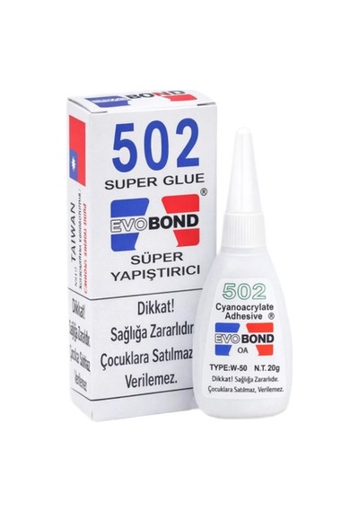Japon Yapıstırıcı Evobond 502 Yapıştırıcı 20 G - 2 Adet
