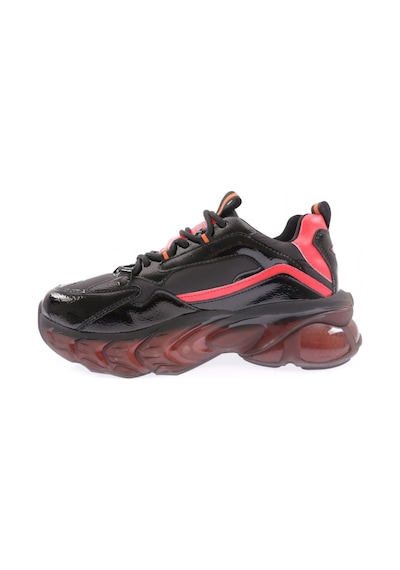 Dgn 70150-22y Kadın Bağcıklı Mega Kalın Taban Sneakers Ayakkabı 70150-2027-R1605 Siyah - Kırmızı Dgn 70150-22y Kadın Bağcıklı Mega Kalın Taban Sneakers Ayakkabı 70150-2027-R1605 Siyah - Kırmızı
