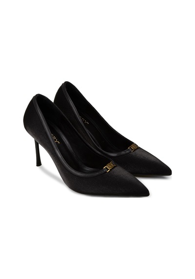Deery Kadın Siyah Özel Doku Stiletto - V0t30zsyhm01 siyah