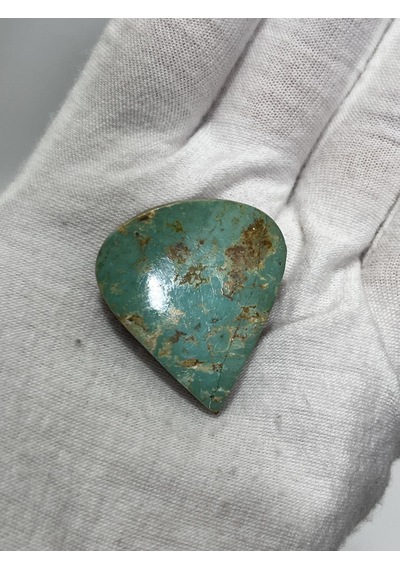 Okyanus Temalı Doğal Kabaşon Firuze Taşı 57 Karat - Turkuaz Taşı 11,4 Gram