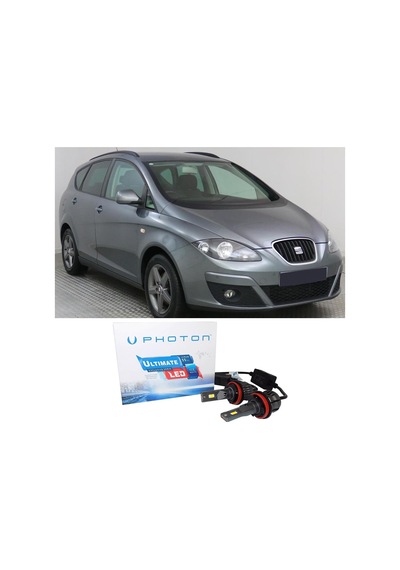 Seat Altea Tek Gözlü Far İçin H4 Ultimate Yeni Seri Beyaz 2009-2015