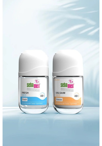 Sebamed Deodorant Roll-on 50ml Balsam Hassas/sensitive+50ml Fresh 20815131