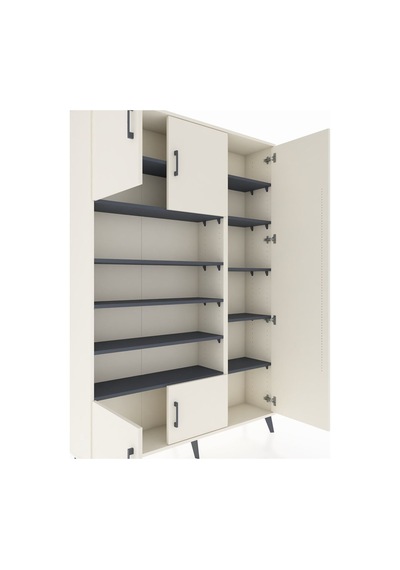 Arges Dolap 11 Raflı 5 Kapaklı 132x30x195 Aytaşı-aytaşı/antrasit Aytaşı Arges Dolap 11 Raflı 5 Kapaklı 132x30x195 Aytaşı-aytaşı/antrasit Aytaşı