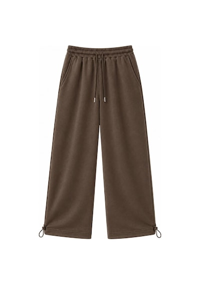 Zaee Basic Ayarlanabilir Paça Baggy Eşofman Altı Kahverengi