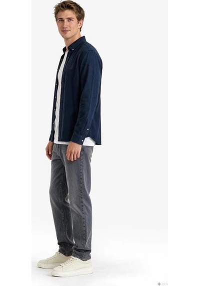 Nautica Erkek Lacivert Regular Fit Gömlek-24413