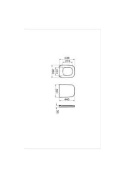 VitrA S20 Klozet Kapağı 177-003-009 Duroplast - Üstten Sıkmalı - Yavaş Kapanır - Metal Menteşeli - Beyaz Diğer VitrA S20 Klozet Kapağı 177-003-009 Duroplast - Üstten Sıkmalı - Yavaş Kapanır - Metal Menteşeli - Beyaz Diğer