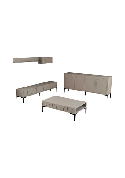 Variant Lyon 3 Lü Salon Takımı - Atlas / Siyah