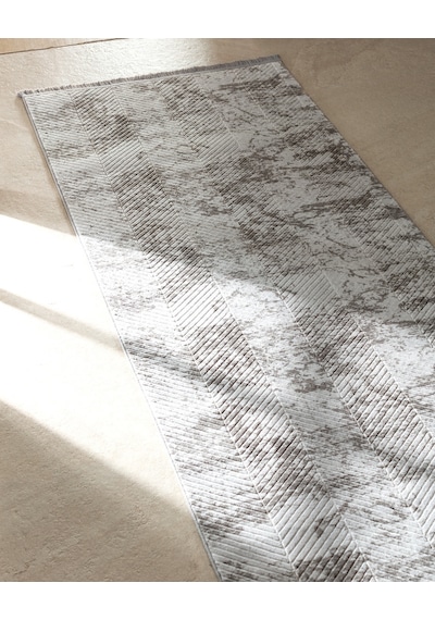Madame Coco Eze Halı - Gri - 80x300 Cm Gri