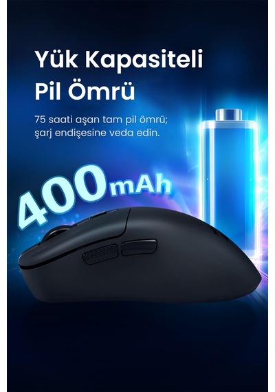 Redragon Paw3311 Kablosuz 12.000dpı 3 Mod Bağlantı 1000hz M818 -