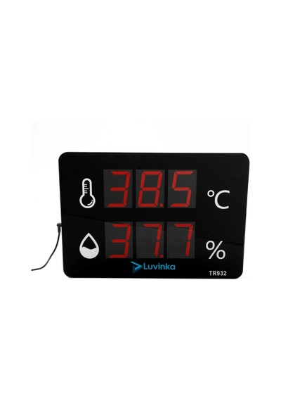Luvinka Tr932 Duvar Tipi Dijital Termo & Higrometre 40cm Ekran