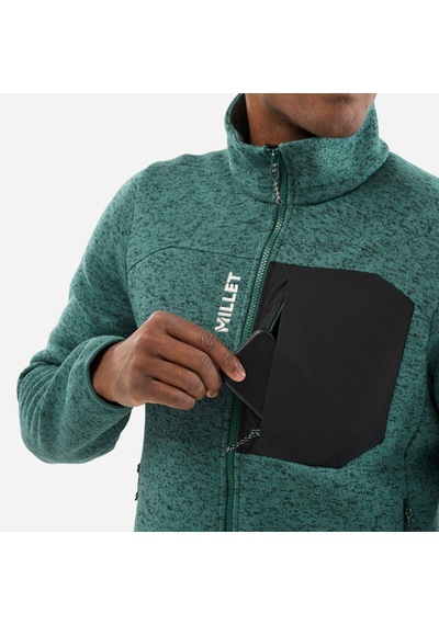 Millet Cham Knı Jkt Erkek Polar Ceket Tam Fermuar Mıv10618 N4238 Yeşil