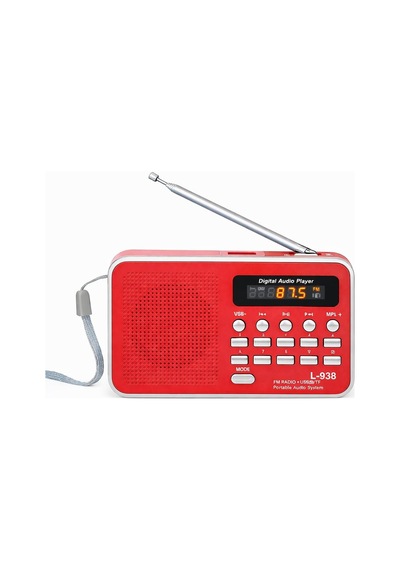 L-938 Şarjlı Taşınabilir Fm Radyo Dijital Ekranlı Usb/tf/sd/aux Destekli Bl-5c Bataryalı 55416574