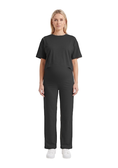 Cottonhıll Premium - Sway Collection Siyah Yüksek Bel Modal Hamile Kadın Pantolon