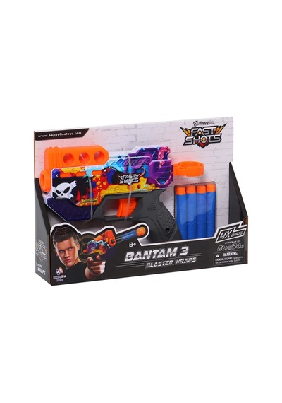 Fast Shots 4 Lü Desenli Dart Tabancası
