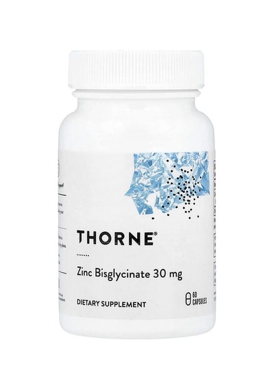 Thorne, Çinko Bisglisinat, 30 Mg, 60 Kapsül