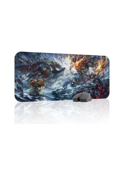 Dota 2 Kaymaz Dikişli Kauçuk Oyuncu Mousepad V4 - 70x30 Xl Gaming Mouse Pad Fare Altlığı