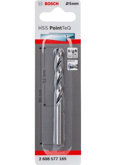 Bosch HSS-PointTeQ 5.0 mm Metal Delme Ucu - 2608577165