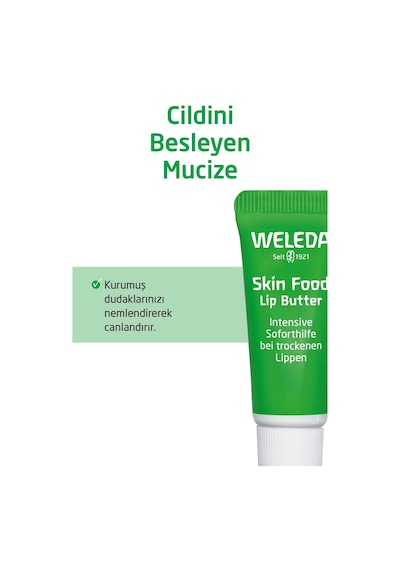 Noreva Weleda Skin Food Organik Besleyici Dudak Balmı 8 ML