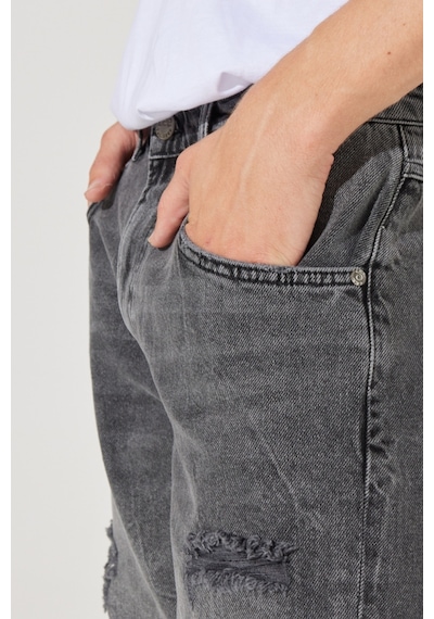 Lee Regular Fit Normal Kesim %100 Pamuk Normal Bel Jean Kot Şort L23162858 Taş