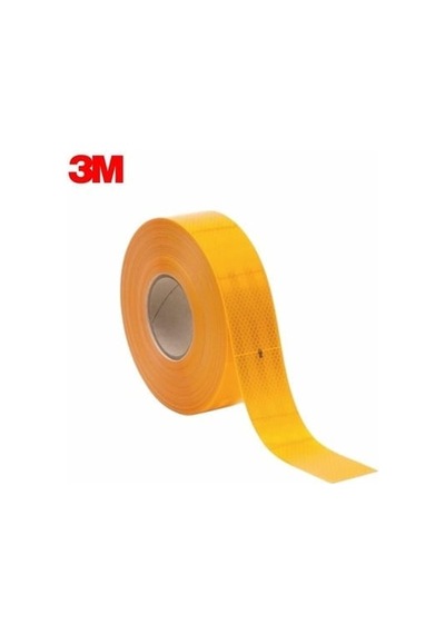 3m Reflektif Şerit 55 Mm Sarı Sert Yuzey 50 Mt ıdır 1 Top - 3m 98371es