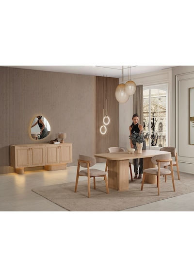 Cies Mdf Yemek Odası Takımı Aytaşı