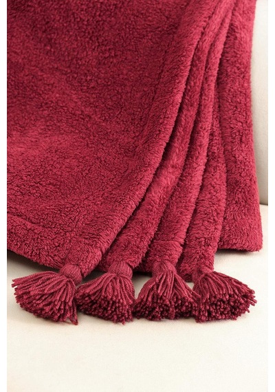 Lexroo Puffy Wellsoft Battaniye 160x200 Bordo