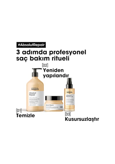 L'Oréal Professionnel Serie Expert  Absolut Repair Gold Quinoa Protein Şampuan 750 ML