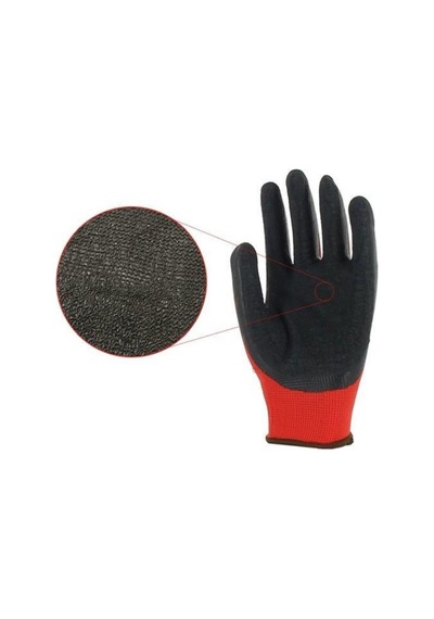 Dalgalı Lateks Eldiven E-45-ks Xl/10 3 Çift Sarı