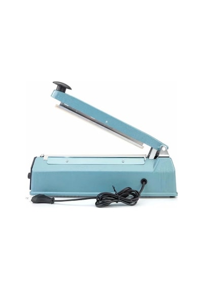 Fs-200 Metal Gövdeli Kullanımı Kolay Poşet Ağzı Kapama Yapıştırma Makinası 20cm Impulse