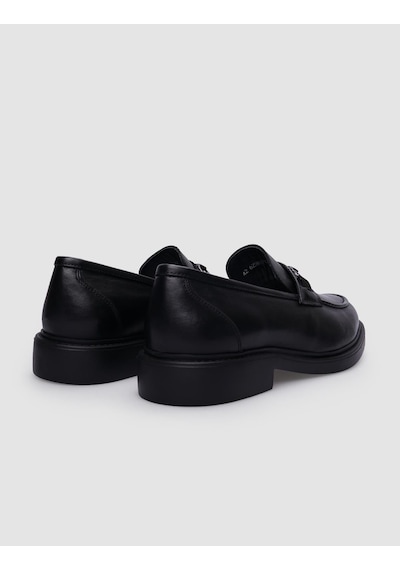 Cabani Venano %100 Hakiki Deri Siyah Tokalı Erkek Loafer