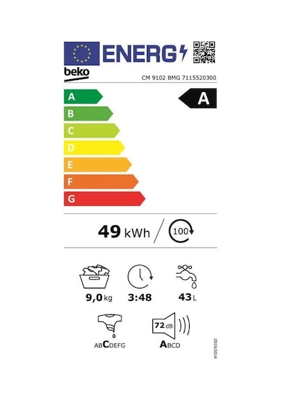 Beko CM 9102 BMG 9 KG Çamaşır Makinesi