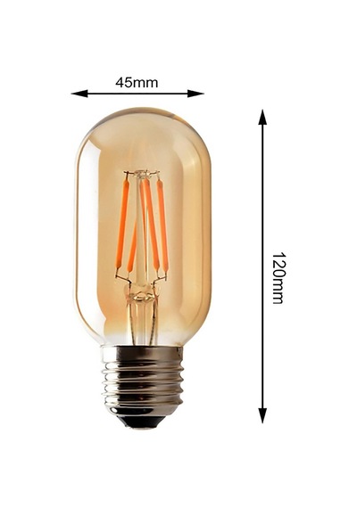 Rustik Led Dekoratif Glop Amber Renk Ct4298 4w 220240v 330 Lümen Ec4298