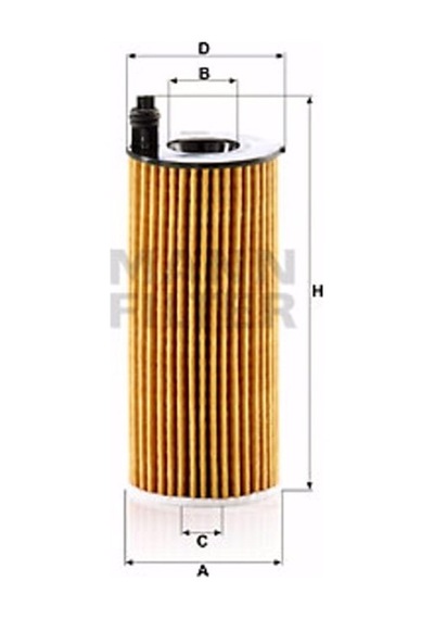 Bmw 1 116 D 2010-2019 Mann Yağ Filtresi N11.3037