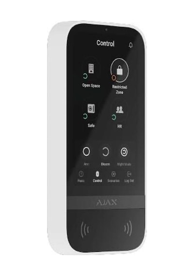 Ajax Keypad Touchscreen Dokunmatik Ekranlı Tuş Takımı Beyaz