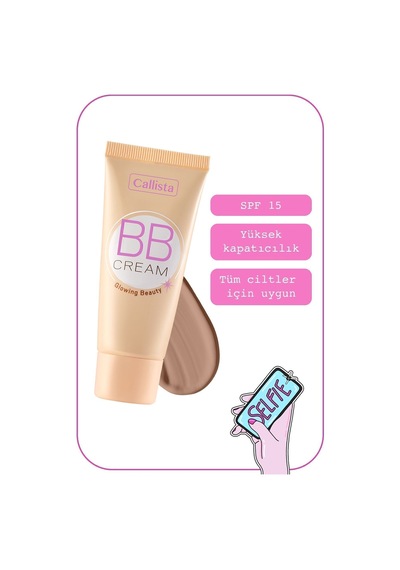 Callista Bb Cream Spf 15 Yoğun Kapatıcı Bb Krem - 140 Orta Bej