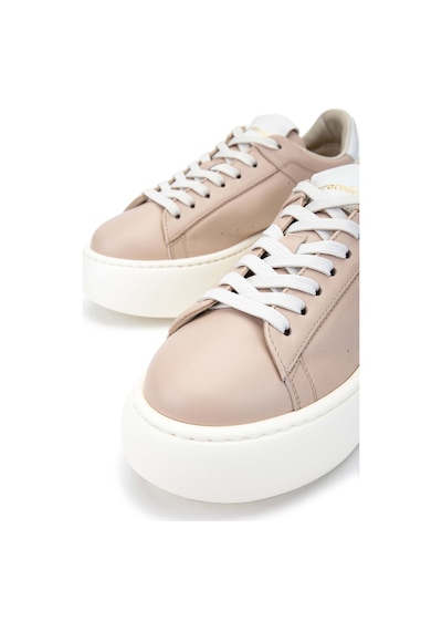 Barracuda Kadın Hakiki Deri Pudra Sneakers & Spor Ayakkabı 511 Bd1261e Bn Ayk Y24 Cıprıa Bej