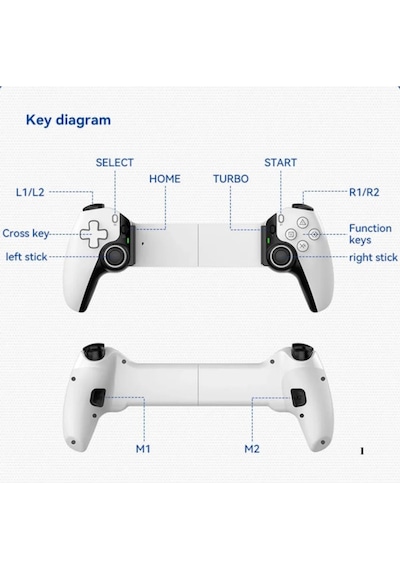 Telefon Switch Dönüştürücü Bluetooth Oyun Kolu Gamepad D9