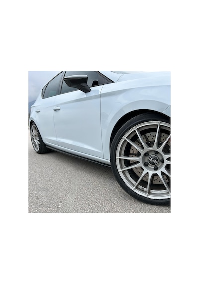 Seat Leon Fr 2012-2019 Yan Marşpiyel Seti Piano Black Sportif Yan Etek