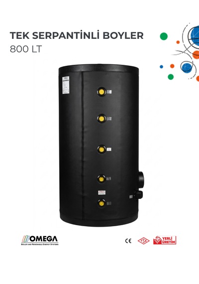 800 L Tek Serpantinli Boyler 1