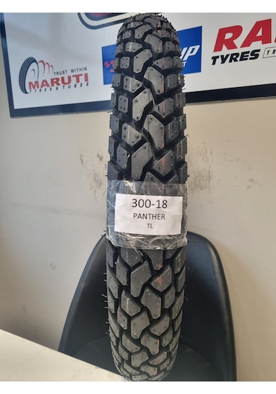 Maruti Tyres 300-18 Tl Dubleks Panther Motosiklet Lastiği