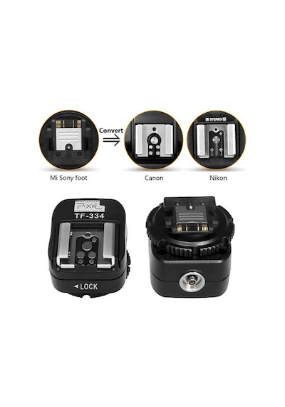 Sony A6000- A6300- A6500 için Canon- Nikon Hot Shoe Converter